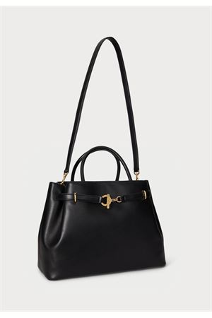 Blke Lg Schl-Satchel-Large-Natural Smth Leathr LAUREN RALPH LAUREN | Crossbody Bags | 431P03417002